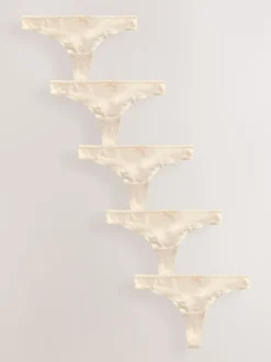 Rose Nude - Culotte en coton riche 5 Pack