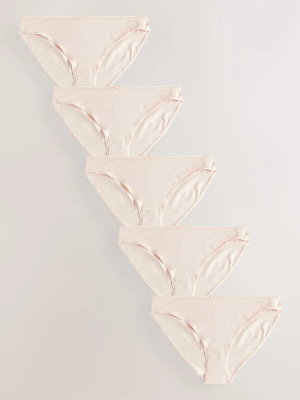 Rose Nude - Culotte en coton riche 5 Pack