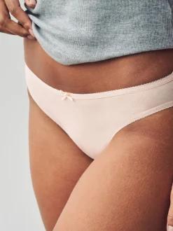 Rose Nude - Culotte en coton riche 5 Pack