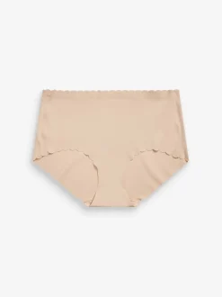 Rose Nude - Slip invisible à bord festonné
