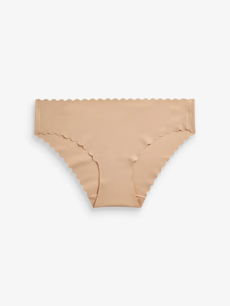 Rose Nude - Slip invisible à bord festonné