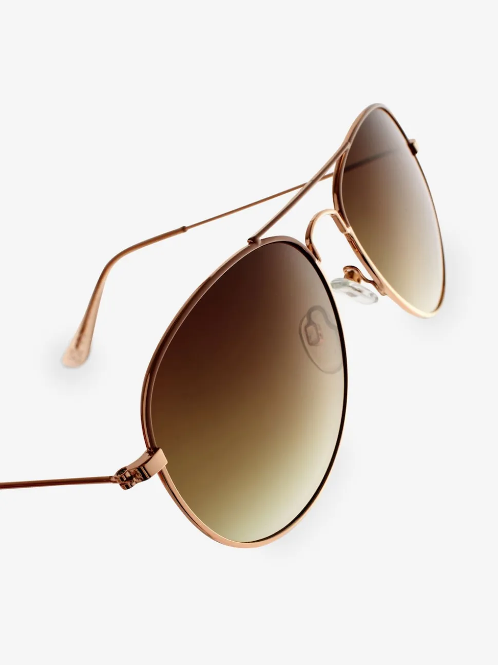 Rose Or - Lunettes de soleil aviateur classiques