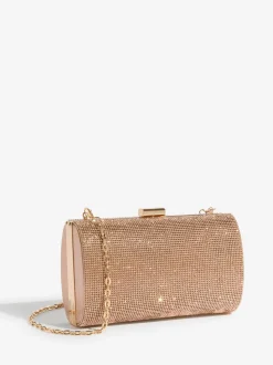 Rose Or - Pochette Lipsy avec ornements