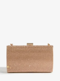 Rose Or - Pochette Lipsy avec ornements