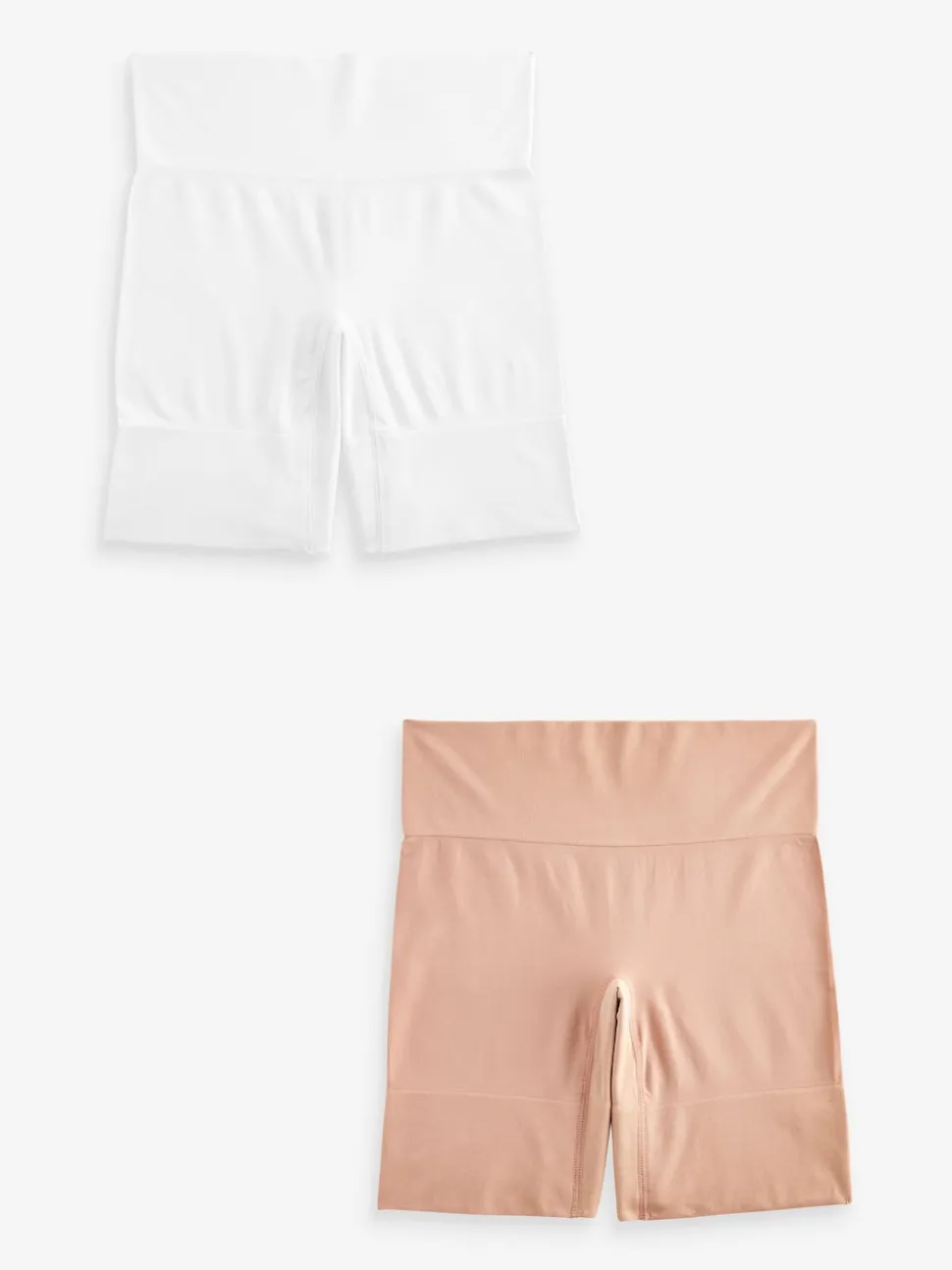 Rose pastel nude / blanc - Lot de shorts anti-frottement sans 2