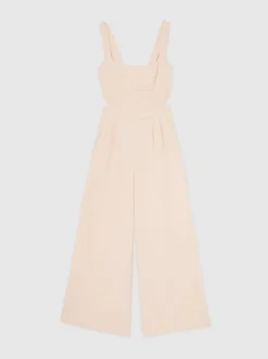 Rose pâle - Reiss Dion Ample Cut-Out Combinaison