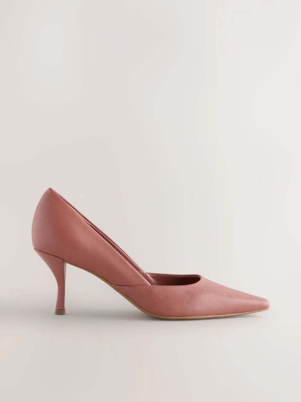 Rose rose - Escarpins Forever Comfort® en cuir à talons et bout pointu
