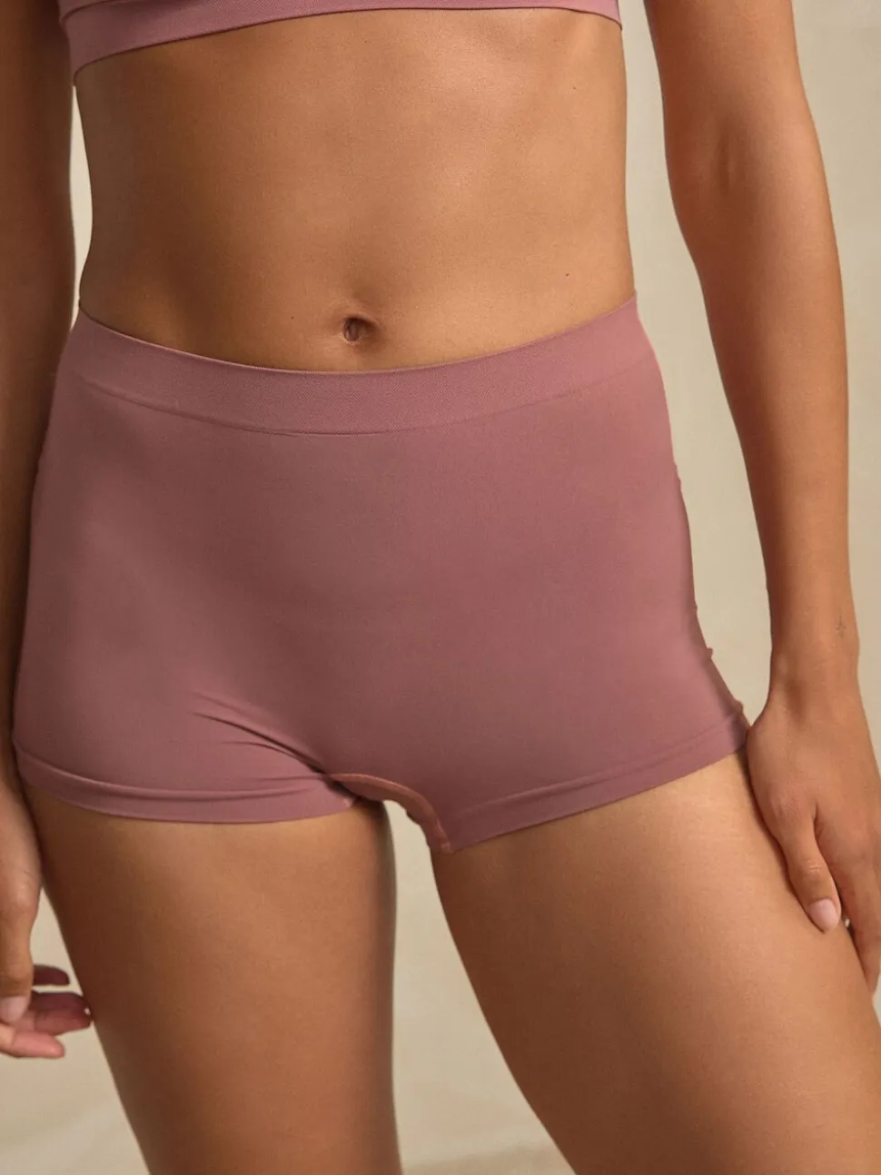 Rose rose - N.Premium Short sans coutures super doux
