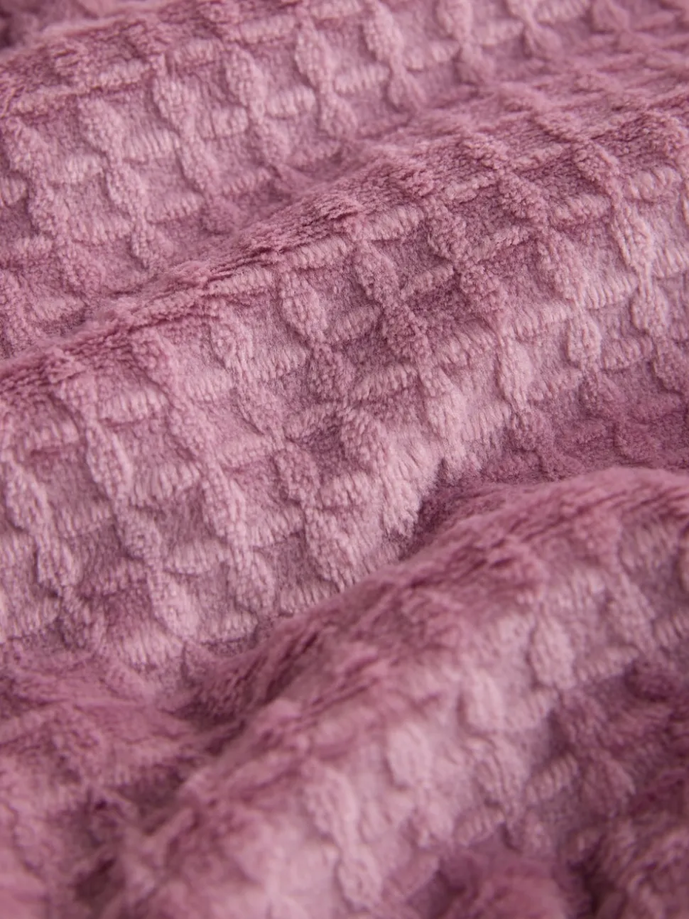 Rose rose - Peignoir gaufré douillet