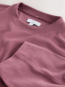 Rose rose - Sweat-shirt brossé