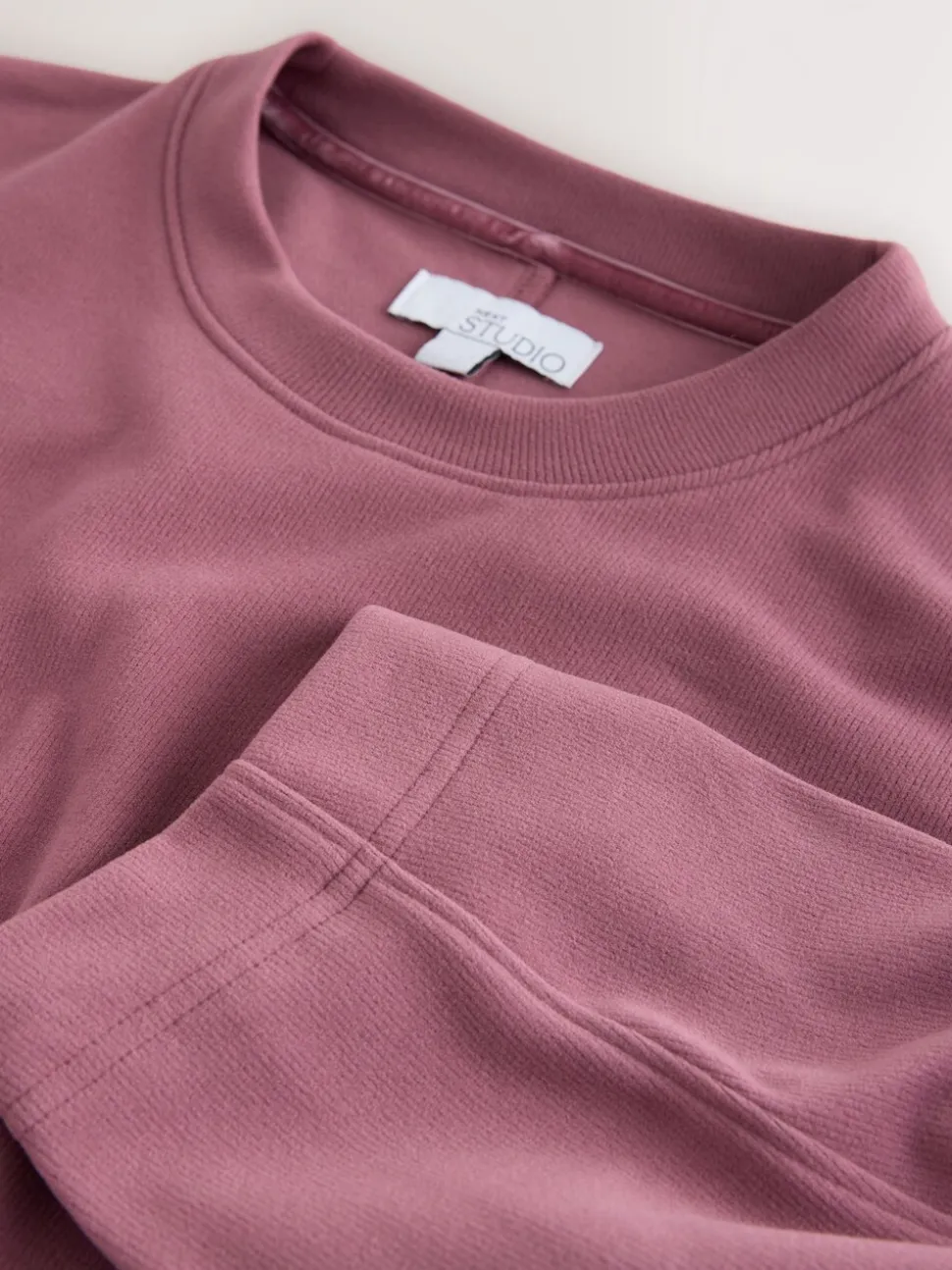 Rose rose - Sweat-shirt brossé