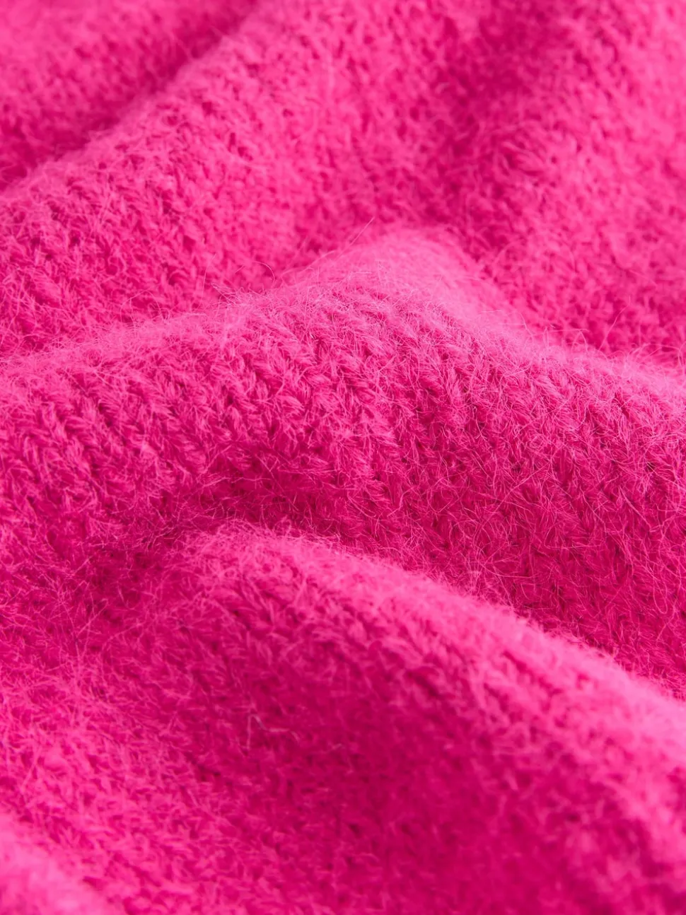 Rose vif - Cardigan boutonné cœur en laine