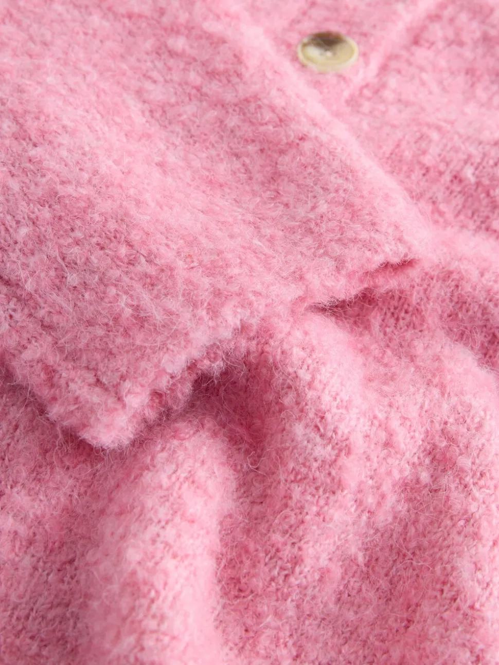 Rose vif - Pull polo à manches longues Boucle