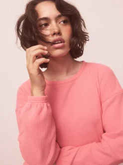 Rose vif - Pyjama à manches longues Cosy Waffle