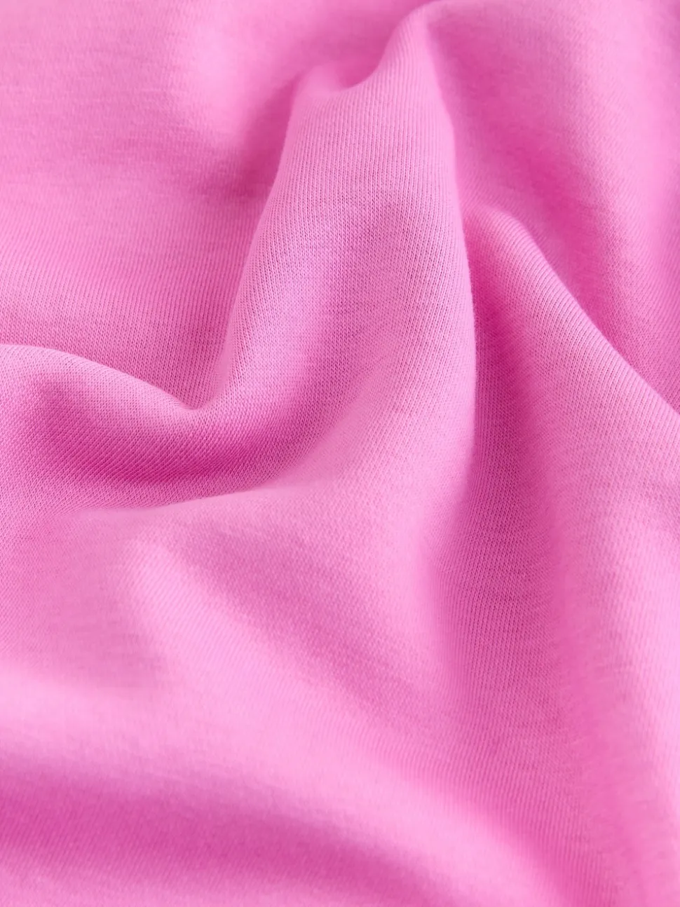 Rose vif - Sweat-shirt épais décontracté à Col rond