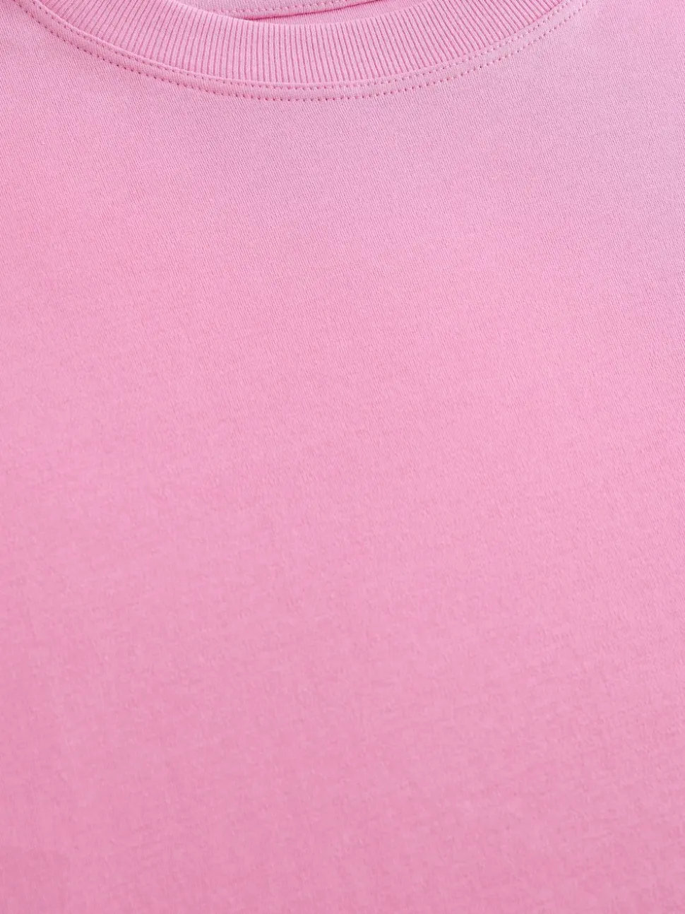 Rose vif - T-shirt long épais décontracté