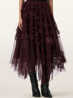 Rouge - Allsaints Jen Tulle Jupes