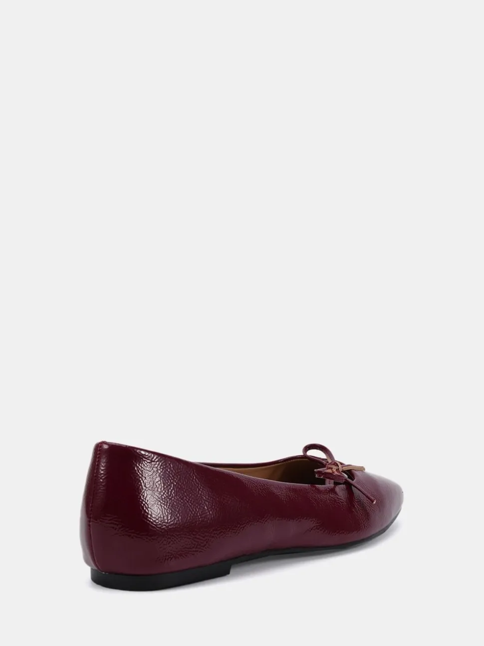 Rouge - Ballerines Novo Camilla à nœud asymétrique