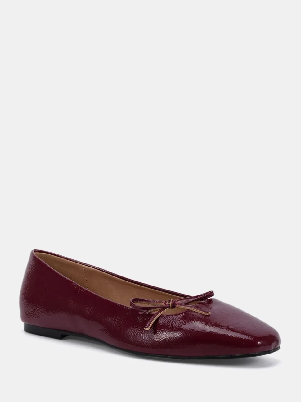 Rouge - Ballerines Novo Camilla à nœud asymétrique