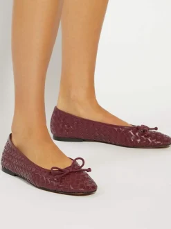 Rouge - Ballerines tissées Dune London Heat