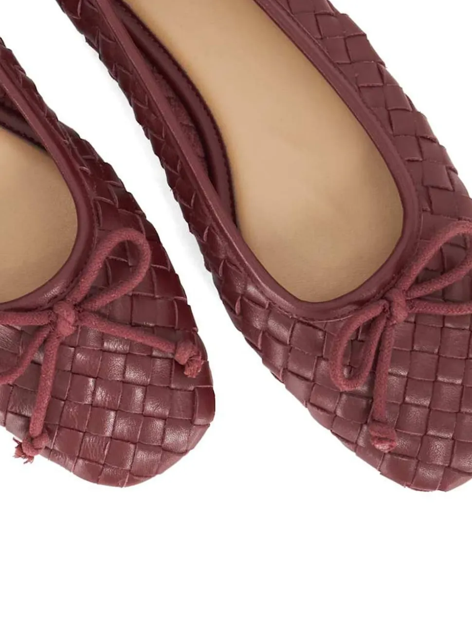 Rouge - Ballerines tissées Dune London Heat