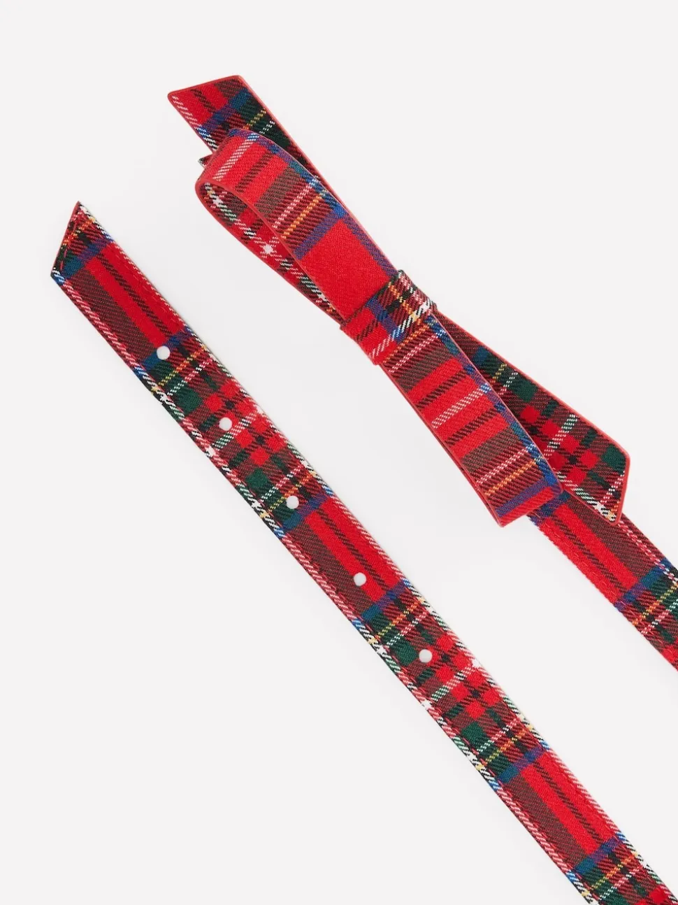 Rouge - Boden Ceinture Skinny à nœud
