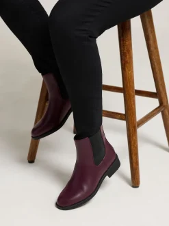 Rouge - Bottines Chelsea Yours Curve