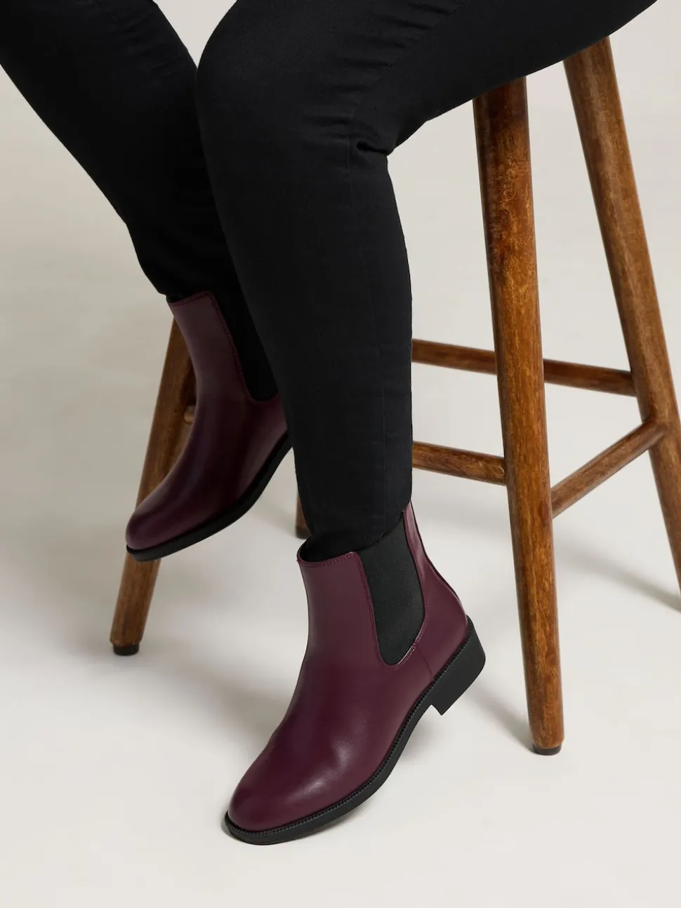 Rouge - Bottines Chelsea Yours Curve
