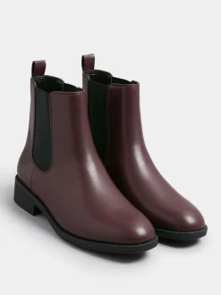 Rouge - Bottines Chelsea Yours Curve