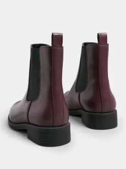 Rouge - Bottines Chelsea Yours Curve