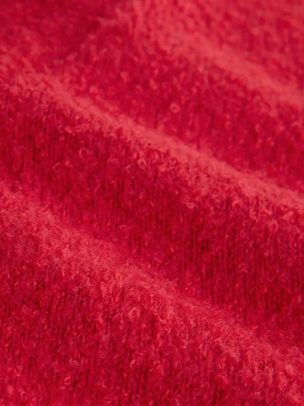 Rouge - Cardigan bouclé