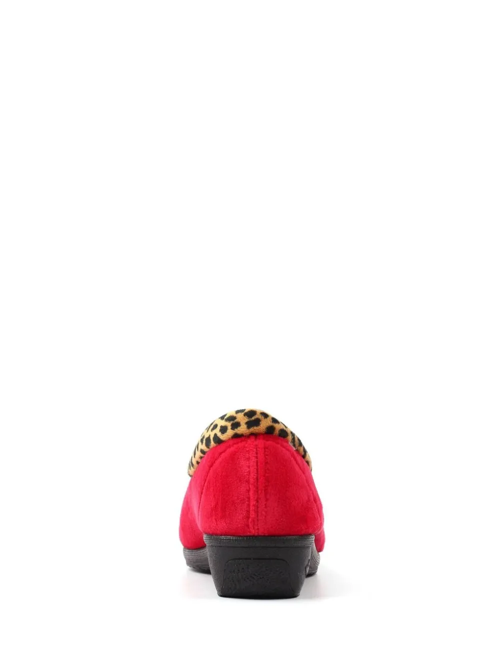 Rouge - Chaussons compensés Lunar Paloma à imprimé animal