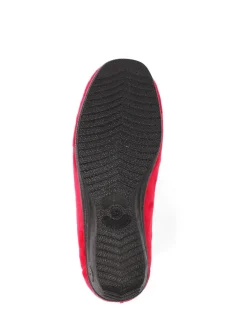 Rouge - Chaussons compensés Lunar Paloma à imprimé animal
