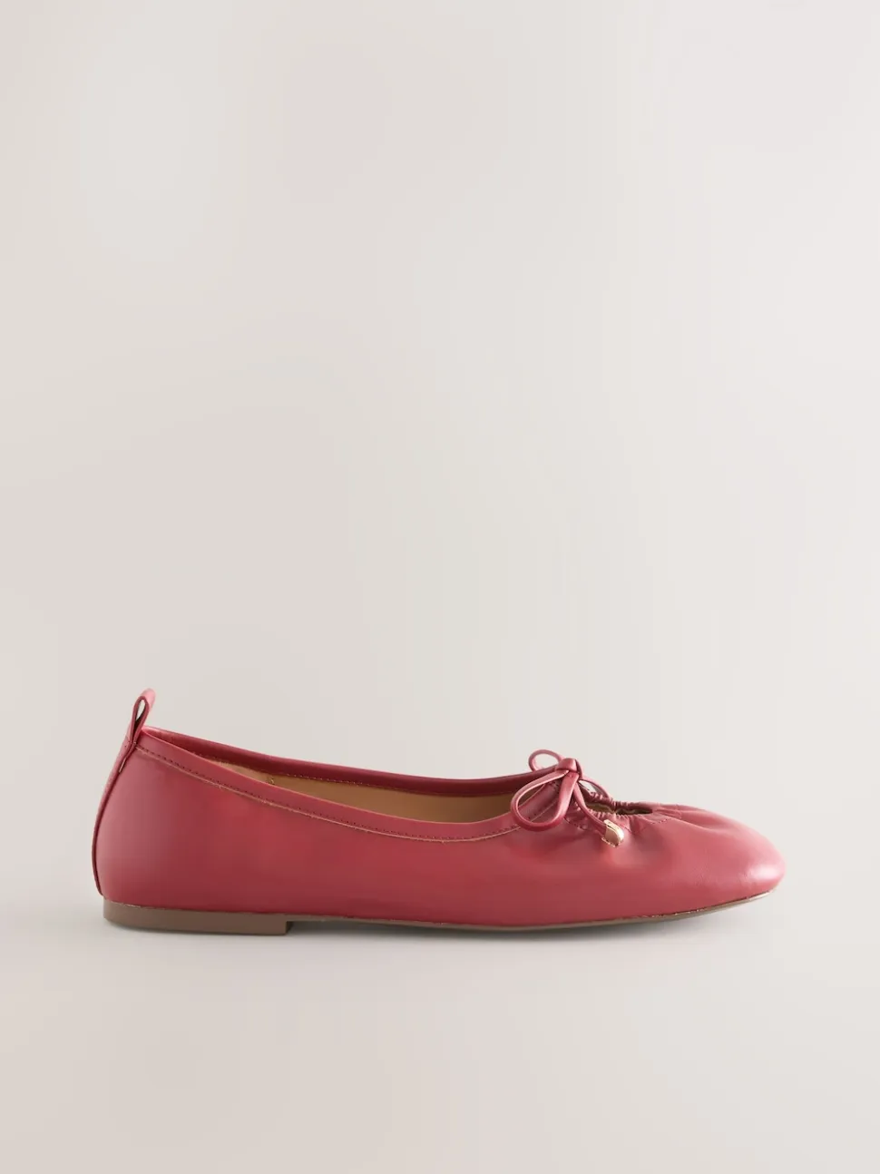 Rouge - Chaussures plates Forever Comfort® à bout rond Cravate