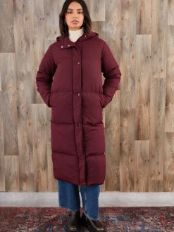 Rouge - Doudoune Threadbare Maxi