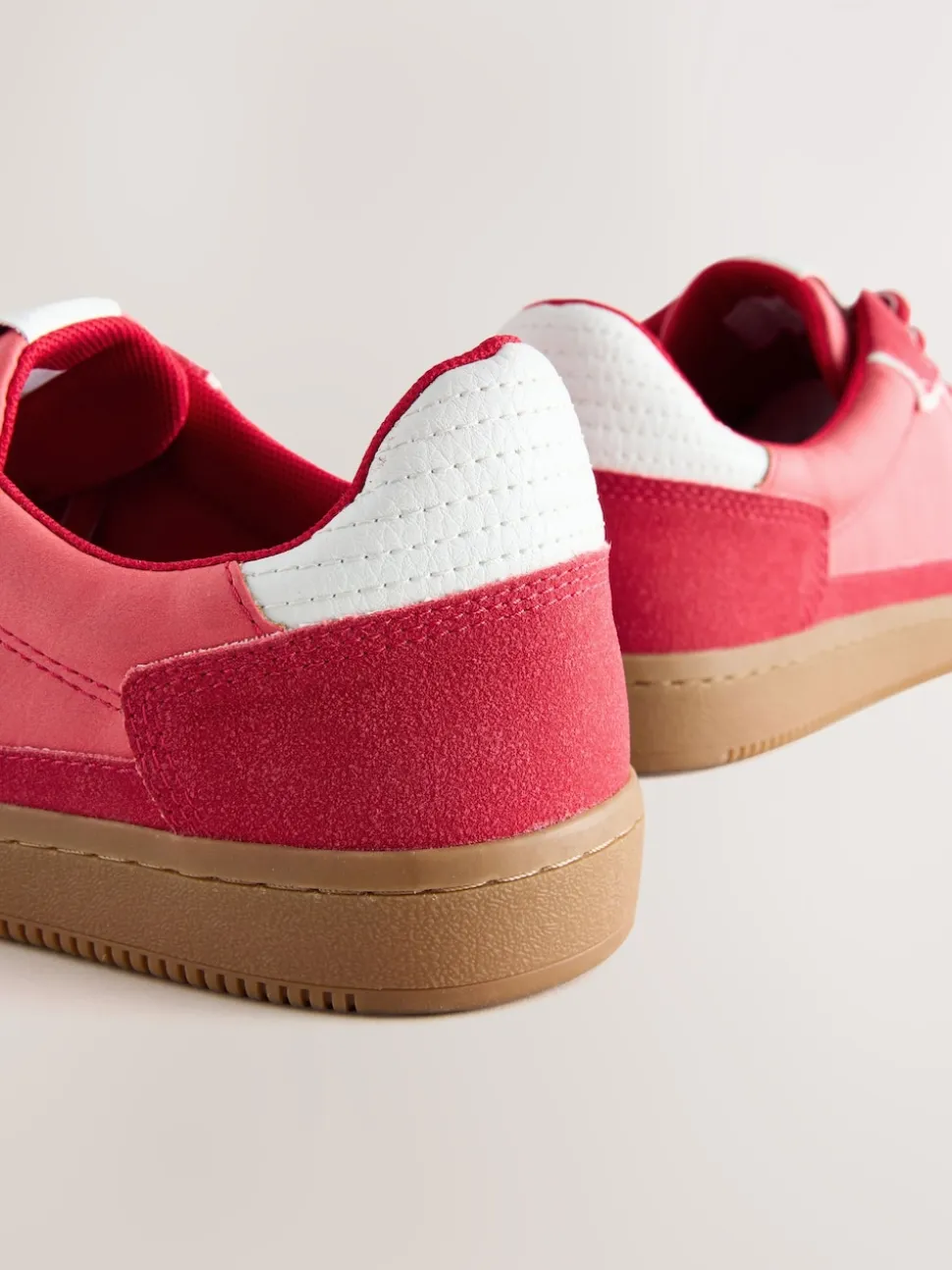 Rouge - Formateurs lacets