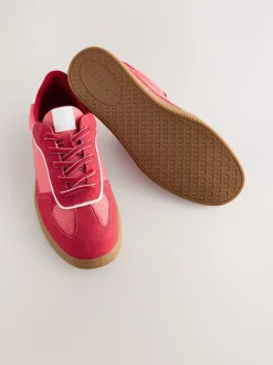 Rouge - Formateurs lacets