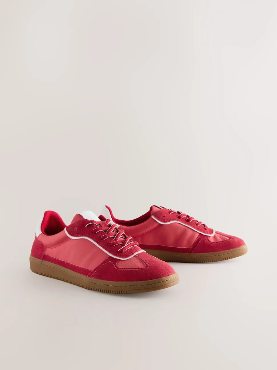 Rouge - Formateurs lacets
