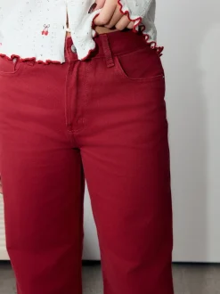 Rouge - Jean large