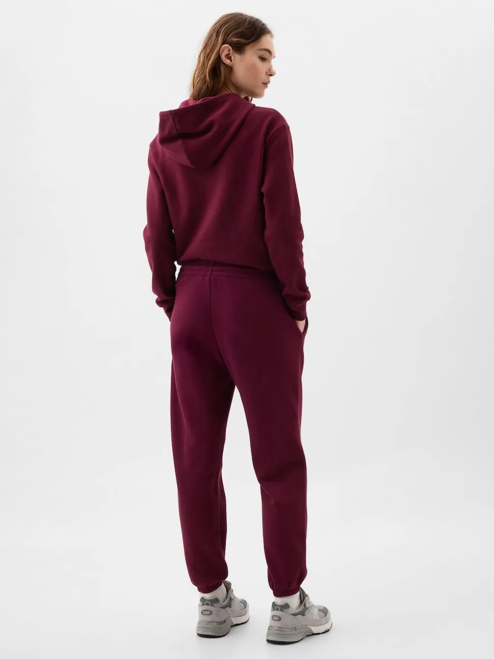 Rouge - Jogging Gap droit à logo