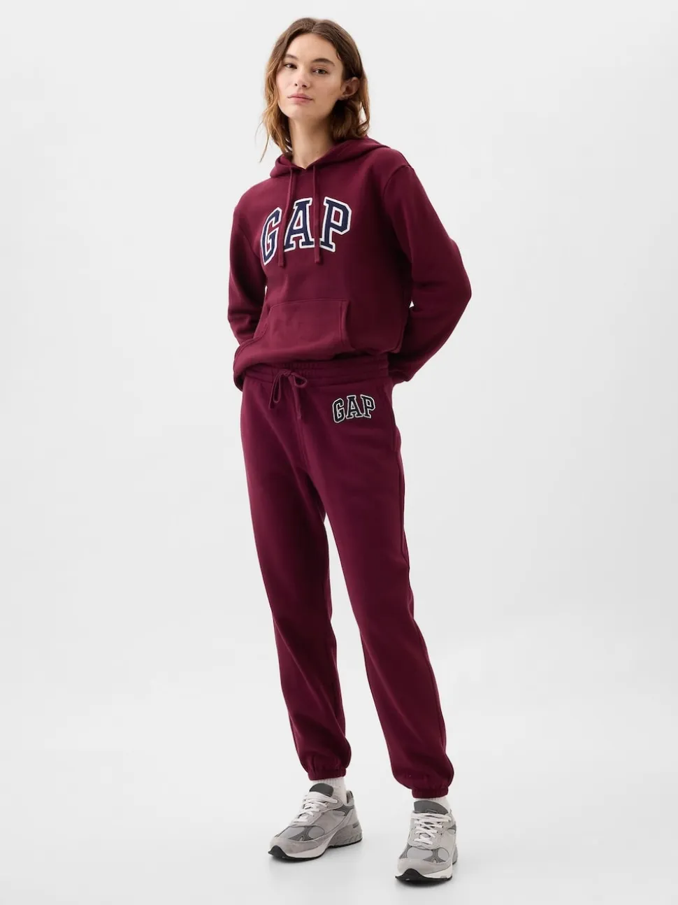 Rouge - Jogging Gap droit à logo