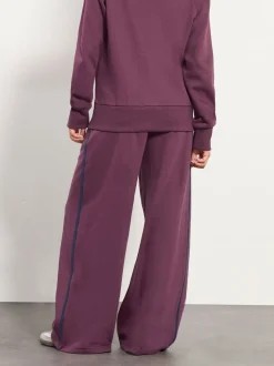 Rouge - Jogging PixieGirl Petite à rayures latérales