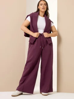 Rouge - Jogging Yours Curve jambes larges