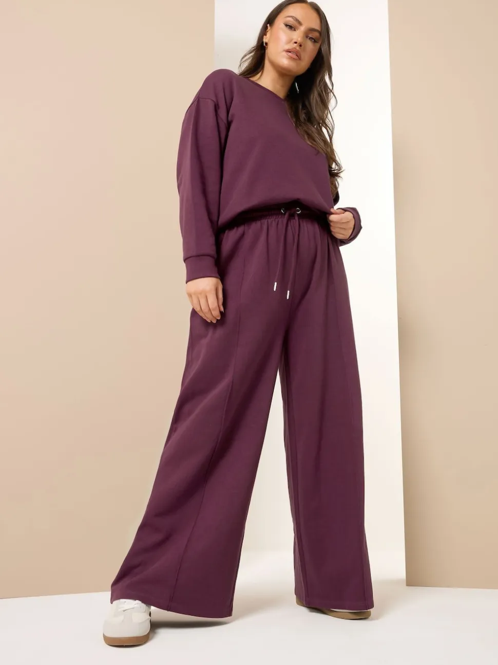 Rouge - Jogging Yours Curve jambes larges
