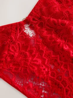 Rouge - Knickers en dentelle