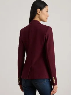 Rouge - Lauren Ralph Lauren Anfisa Crest Logo Blazer Veste