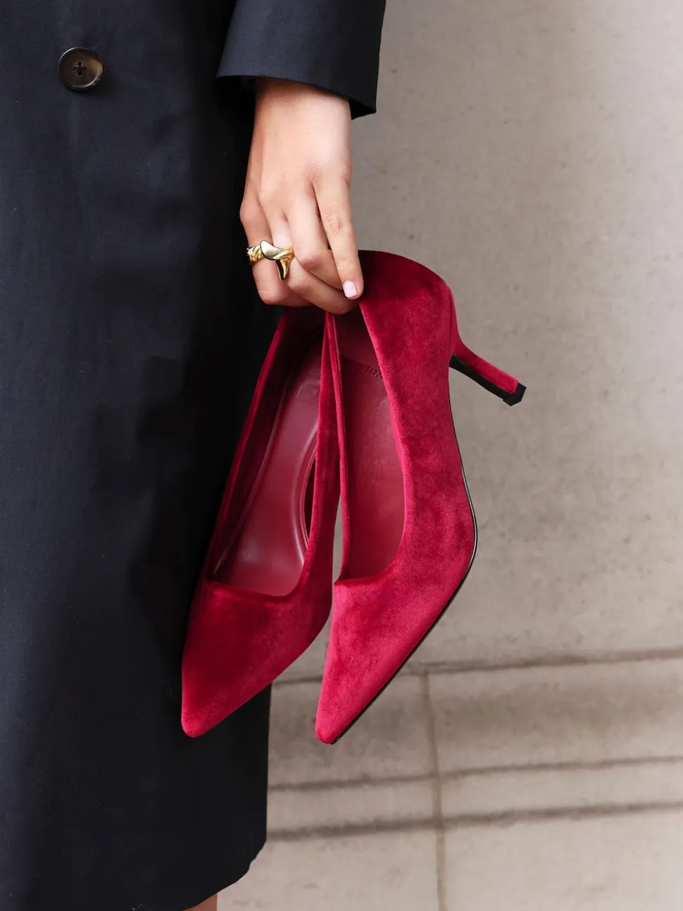 Rouge - Linzi Kat Closed Court Stiletto talons
