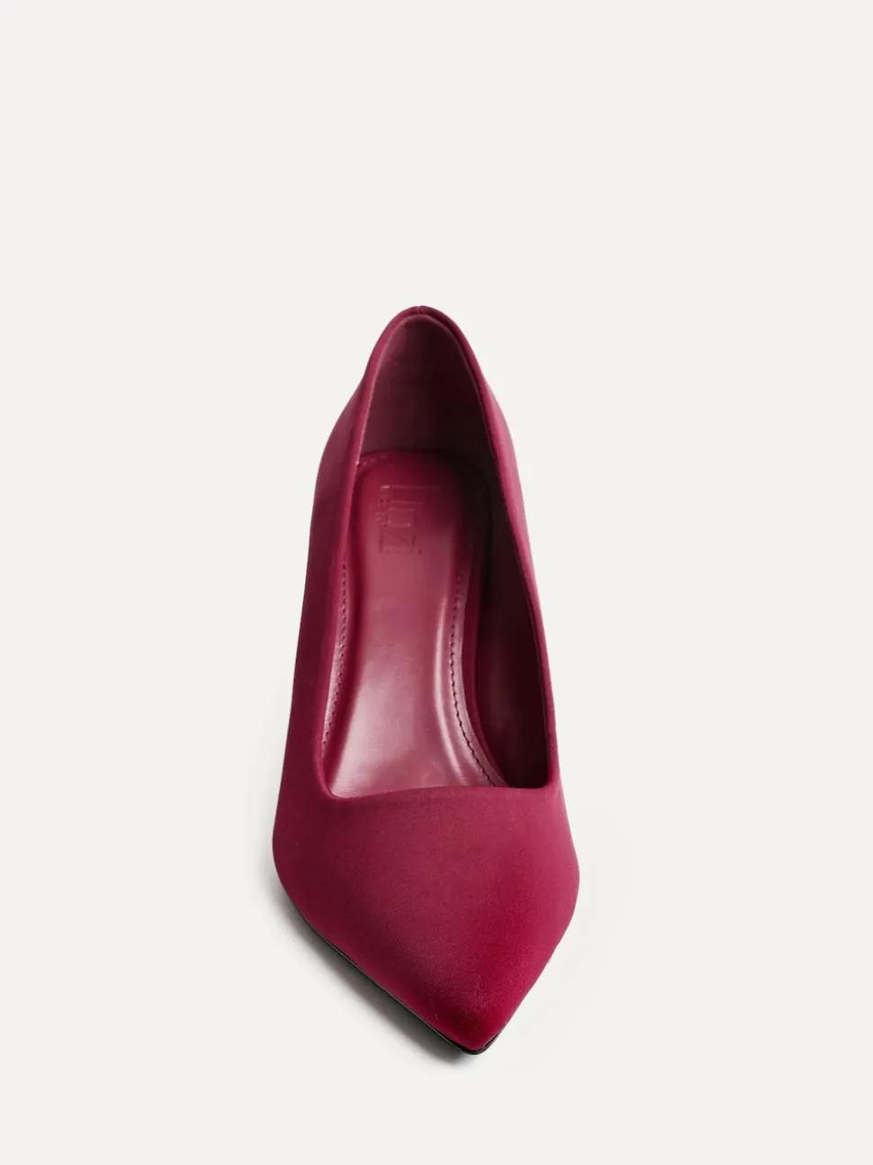 Rouge - Linzi talons aiguilles Coupe large Aim Closed Court