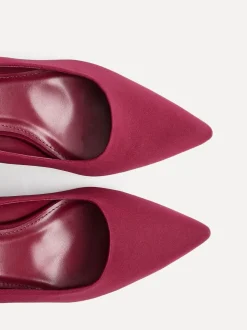 Rouge - Linzi talons aiguilles Coupe large Aim Closed Court
