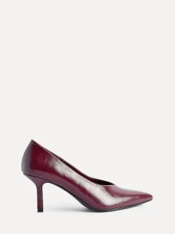 Rouge - Linzi talons fermés en forme de V Bellamy